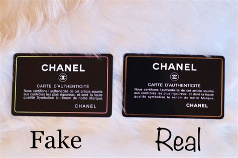 chanel purse real vs fake|authenticity card chanel.